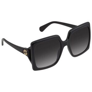 Gucci Black Square Oversized Sunglasses GG0876S 001